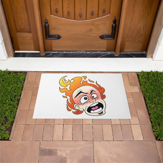 Schottische Feuertürmatte Fußmatte (Außenbereich)