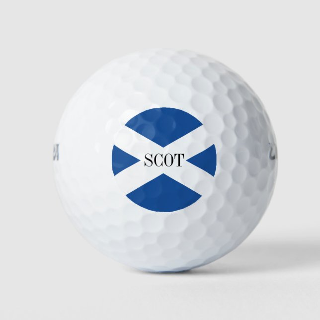 Schottische Flagge des schottischen Zolls Wilson 5 Golfball (Vorderseite)