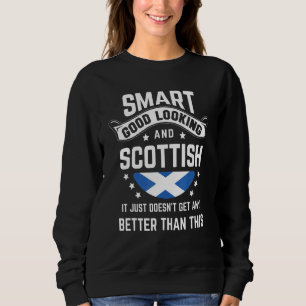 Schottische Flagge Einheimischer Stolz Schottland Sweatshirt
