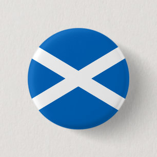 Schottische Flagge, Flagge Schottlands Button