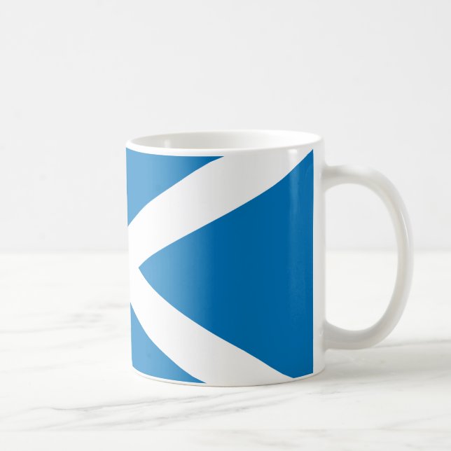 Schottische Flagge Kaffeetasse (Rechts)