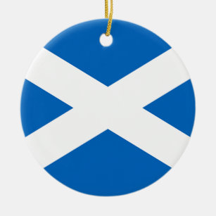 Schottische Flagge Keramikornament