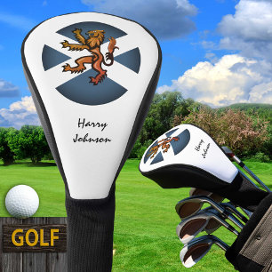 Schottische Flagge, Löwen und Mit Monogramm Golf C Headcover