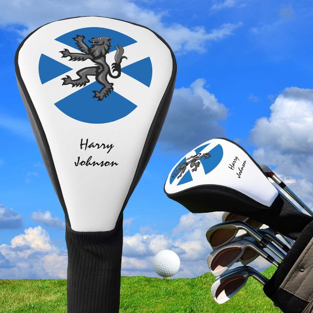 Schottische Flagge, Löwen und Mit Monogramm Golf C Headcover (Von Creator hochgeladen)