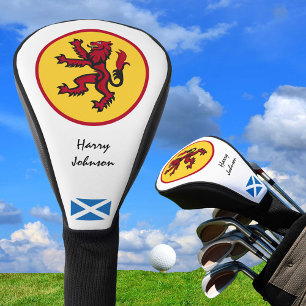 Schottische Flagge, Löwen und Mit Monogramm Golf C Headcover