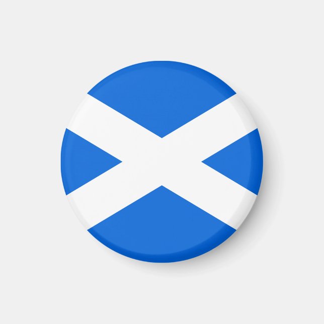 Schottische Flagge Magnet (Vorne)