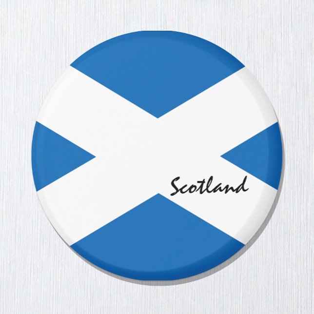 Schottische Flagge Magnet, Urlaub, Schottland Magnet (Von Creator hochgeladen)