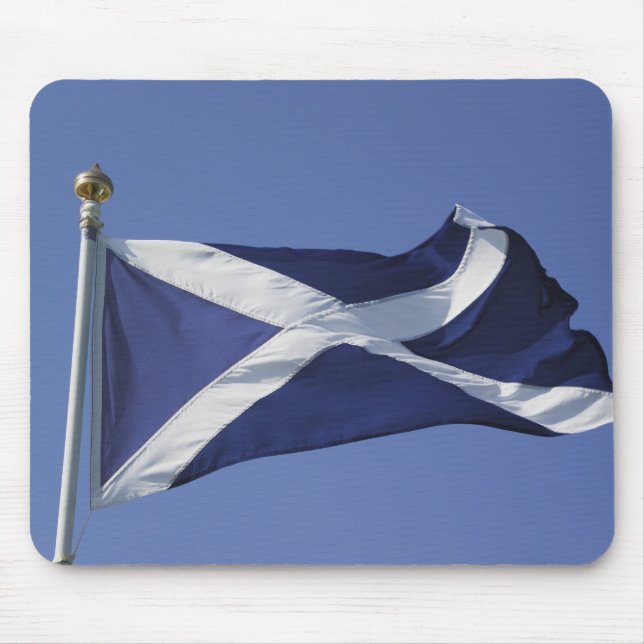 Schottische Flagge Mousepad (Vorne)