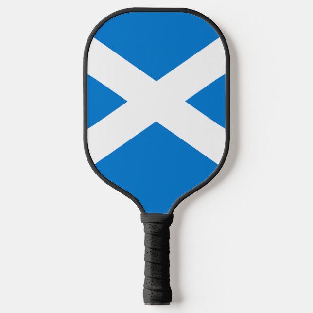 Schottische Flagge Pickleball Schläger (Vorderseite)