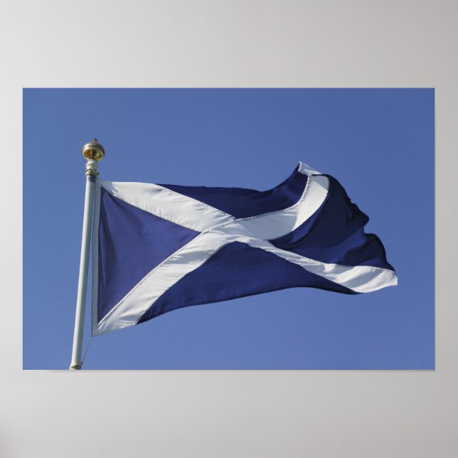 Schottische Flagge Poster (Vorne)