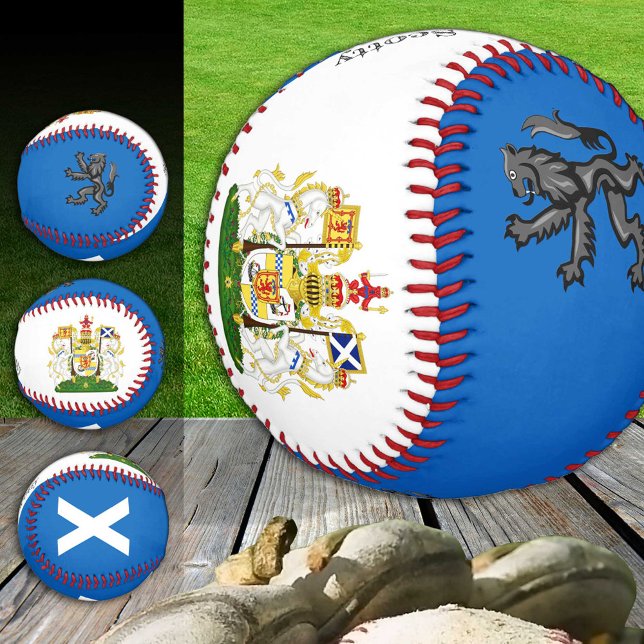 Schottische Flagge, Rampant, Schottland/Baseball-B Baseball (Von Creator hochgeladen)