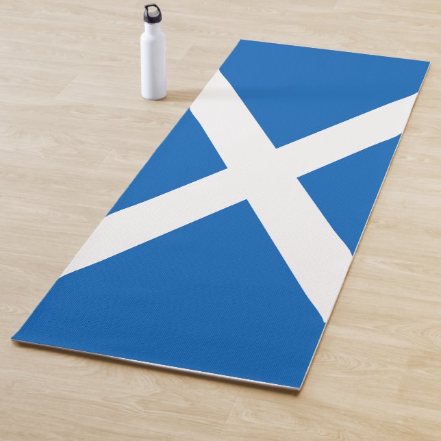 Schottische Flagge (Salreifen) (Schottland) Yogamatte (Beispiel)