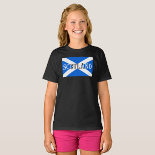 Schottische Flagge Schottland Invertierte Kleie T-Shirt