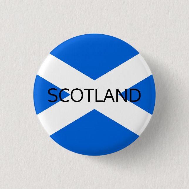 Schottische Flagge Schottland Pinback Button arc1 (Vorderseite)