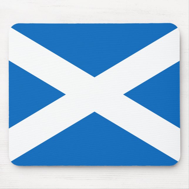 Schottische Flagge Schottlands Saint-Andrew's Cros Mousepad (Vorne)