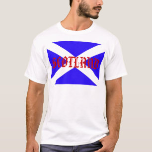 Schottische Flagge. T-Shirt