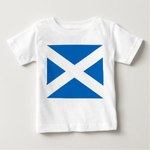 Schottische Flagge von Schottland, Saint-Andrew-Kr Baby T-shirt