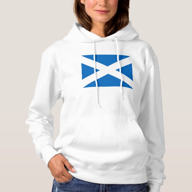 Schottische Flagge von Schottland, Saint-Andrew-Kr Hoodie (Vorderseite)