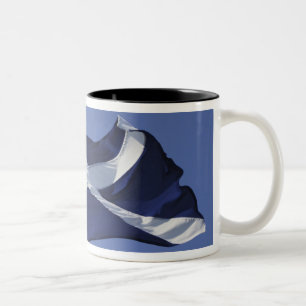 Schottische Flagge Zweifarbige Tasse