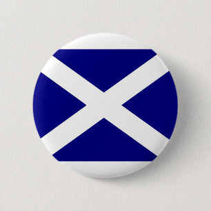 Schottische Flaggenkleidung Button