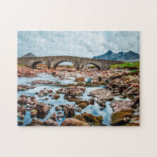 Schottische Flussbrücke. Puzzle