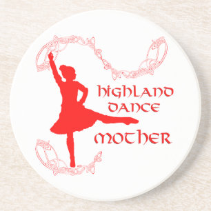 Schottische Highland Dance Mother Getränkeuntersetzer