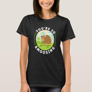 Schottische Highland-Rinder Kuh Züchter Longhorn I T-Shirt
