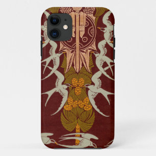 Schottische Highlands Art Nouveau Vögel Case-Mate iPhone Hülle