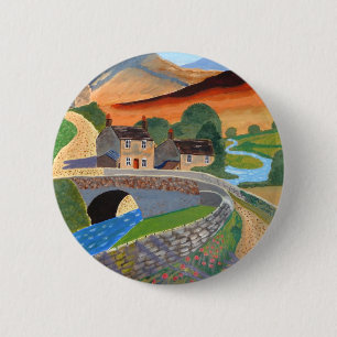 Schottische Highlands Button