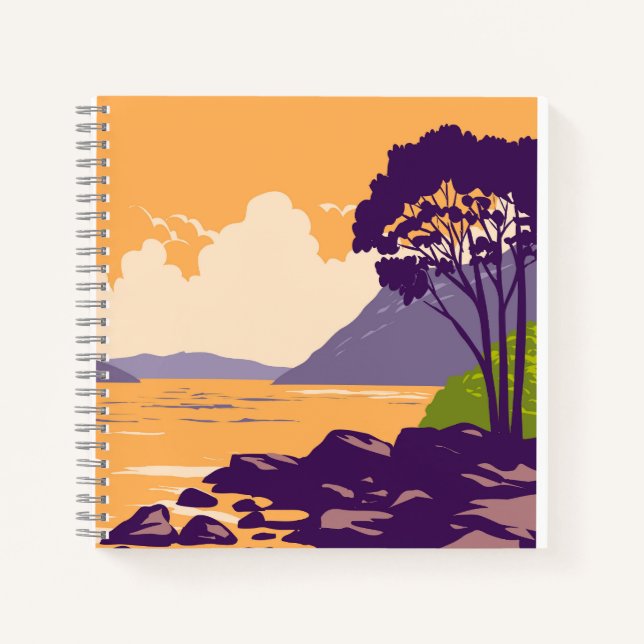 Schottische Highlands Notizbuch (Vorderseite)