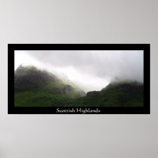 Schottische Highlands Poster