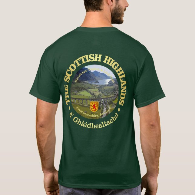 Schottische Highlands T-Shirt (Rückseite)