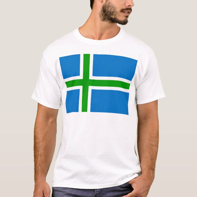 Schottische Hochland-Flagge (nicht offiziell) T-Shirt (Vorderseite)