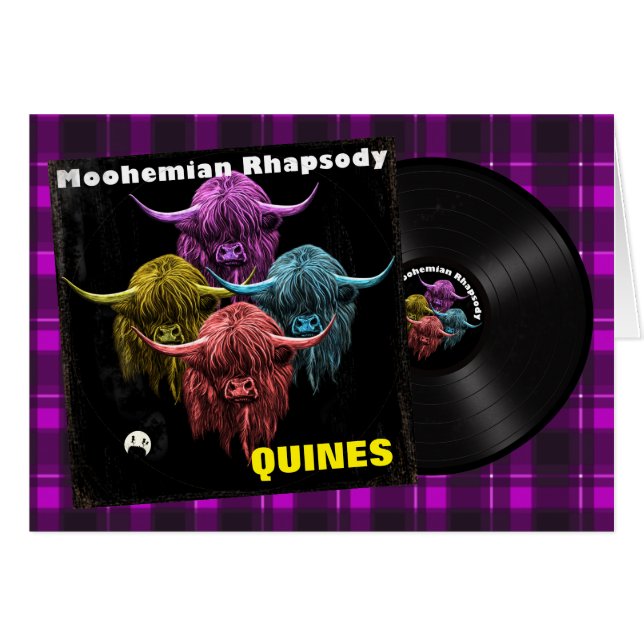 Schottische Hochland-Kuh. Moohemian Rhapsodie (Vorderseite (Horizontal))