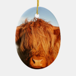 Schottische Hochland-Kuh - Schottland Keramik Ornament