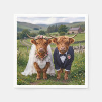 Schottische Hochlandrinder Hochzeit