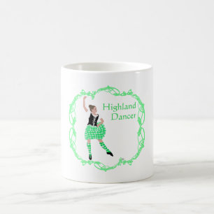 Schottische Hochlandtänzerin Keltisches Knotenwerk Tasse