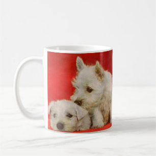 Schottische Hundewelpen Kaffeetasse