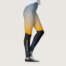 Schottische Insel-Sonnenaufgang-Leggings