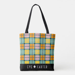 Schottische inspirierte Iona Tartan-Taschen-Tasche