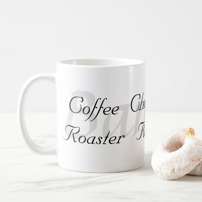 Schottische Jargon-Wörter Kaffeetasse (Mit Donut)
