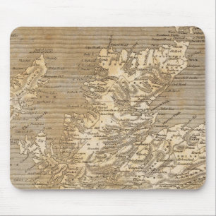 Schottische Karte von Arrowsmith Mousepad