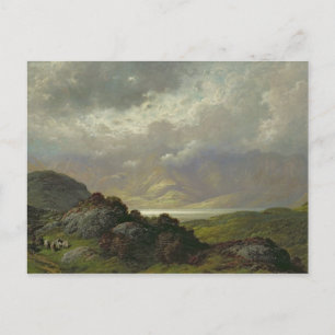 Schottische Landschaft Postkarte