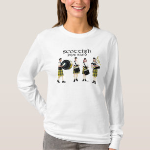 Schottische Pipe Band - Gelb/Schwarz T-Shirt