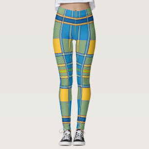 schottische Schottenmuster-Leggings Leggings