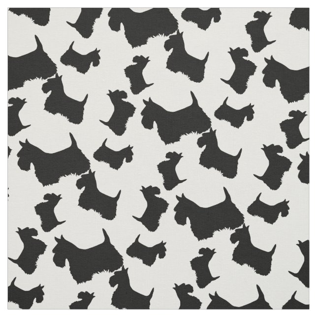 Schottische Silhouetten Stoff (Muster)