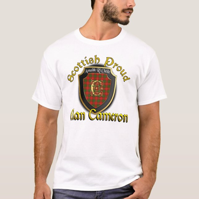 Schottische stolze Shirts Clan-Cameron (Vorderseite)