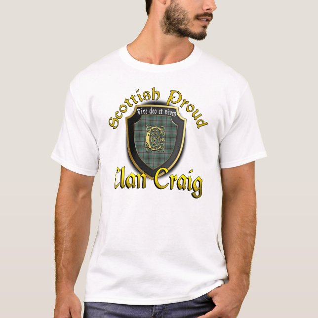 Schottische stolze Shirts Clan-Craig (Vorderseite)