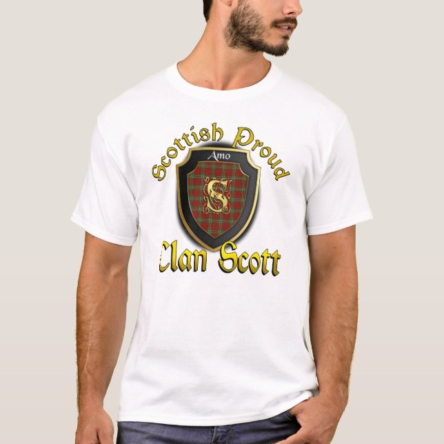 Schottische stolze Shirts Clan-Scotts (Vorderseite)