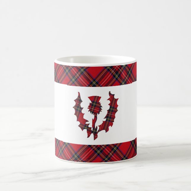Schottische Tartan-Distel-Tasse Tasse (Mittel)